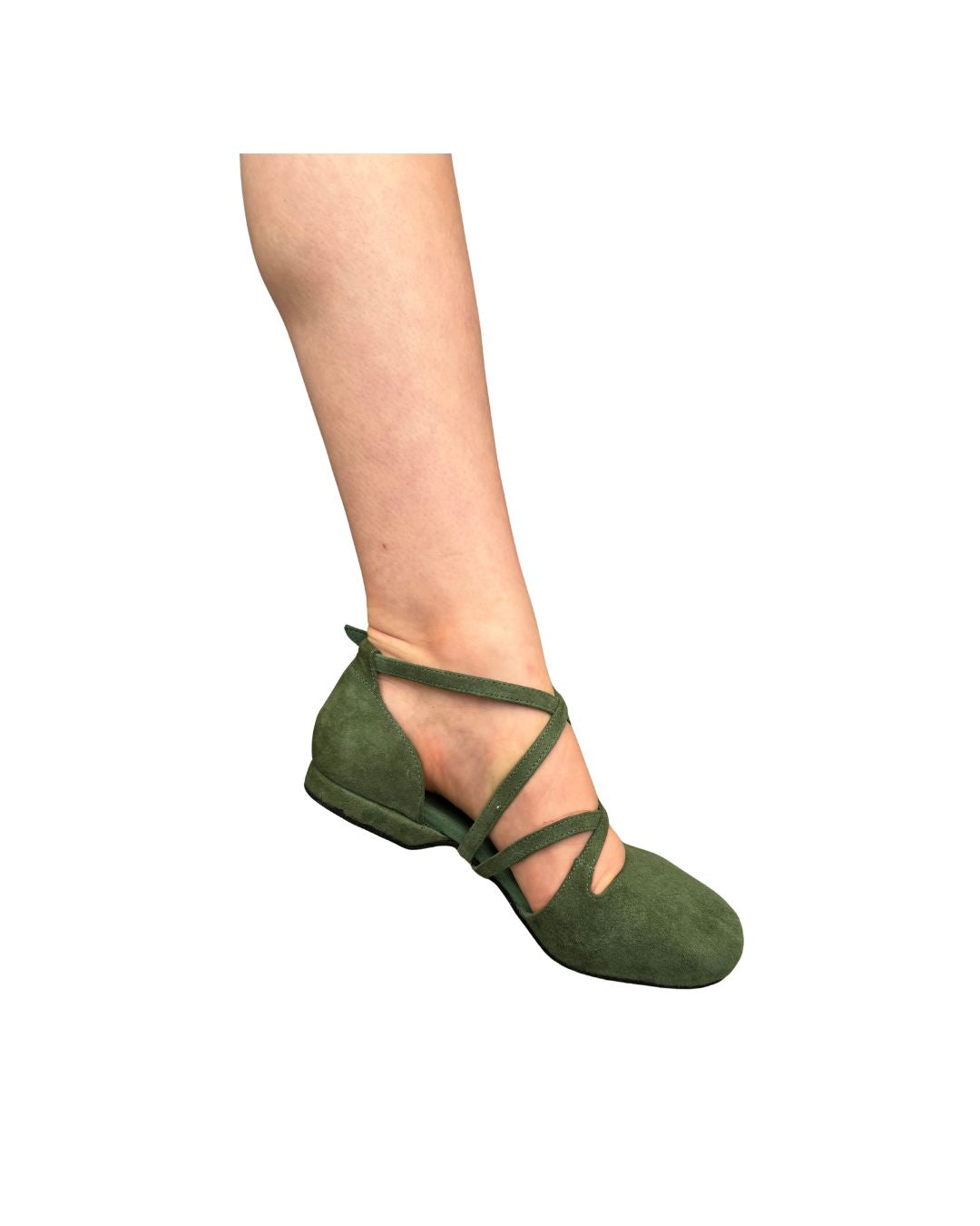Forrest Green Dance Crush - Emma - Closed-Toe Adjustable Dance Shoe