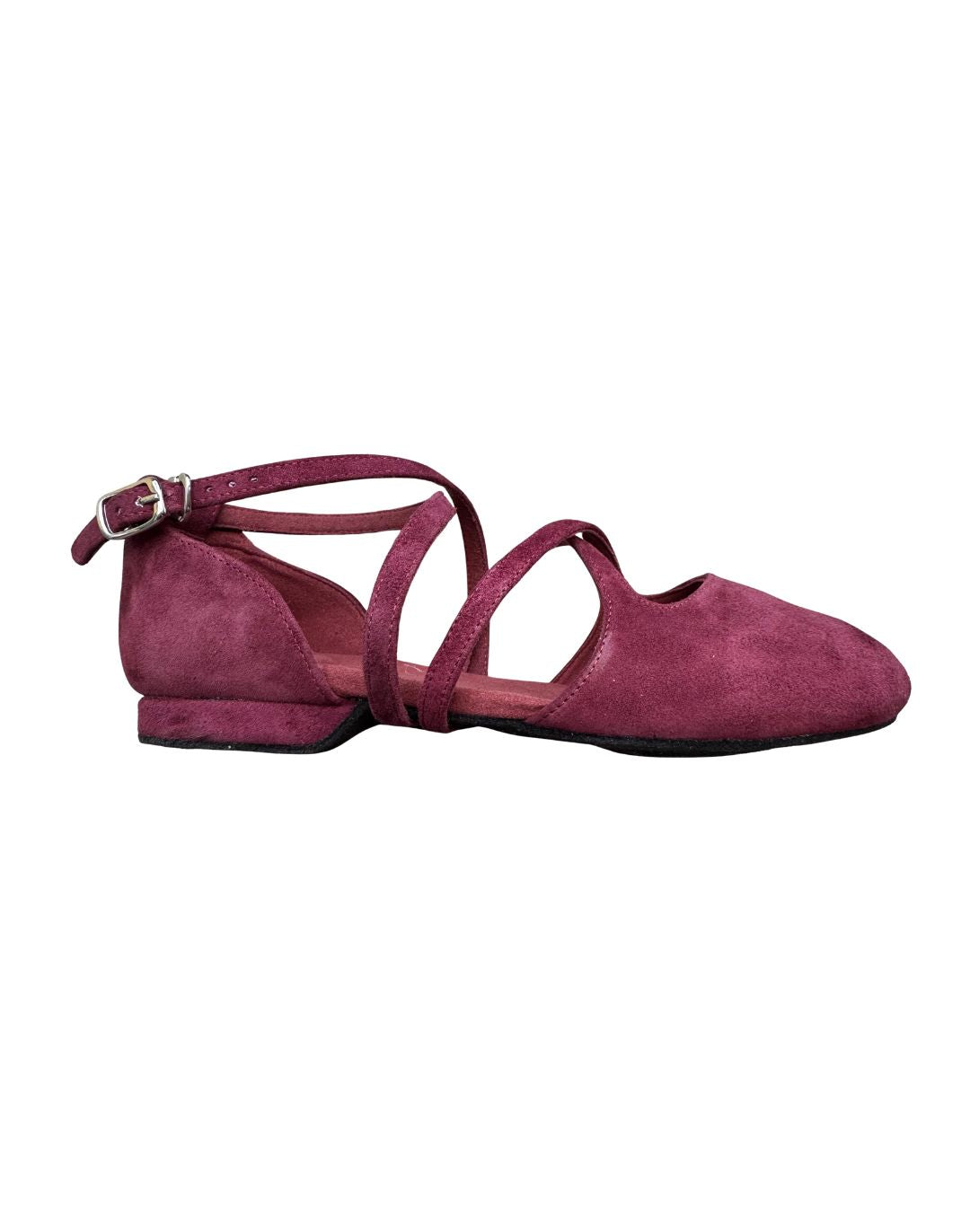 Wine Dance Crush - Emma - Closed-Toe Adjustable Dance Shoe