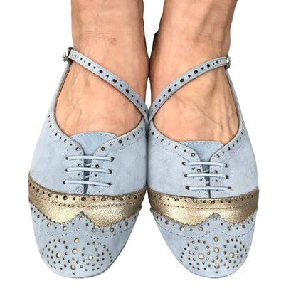 Swing Shoe Two-tone Light Blue & Pantene accents