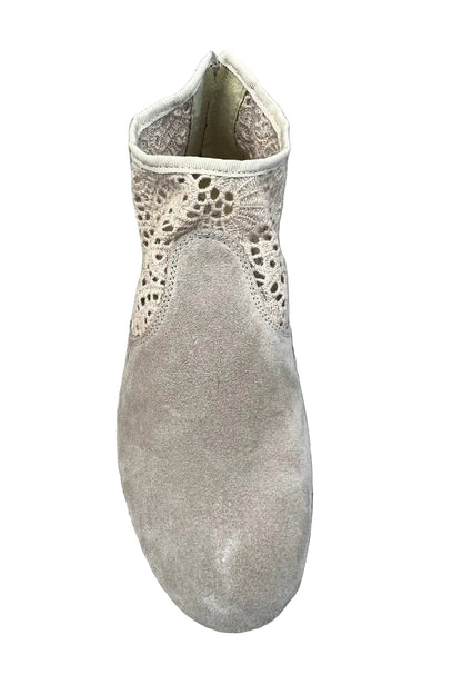FINAL SALE Torri Zzaoui Dance Bootie - Lace Beige