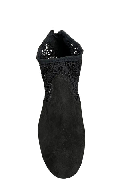 FINAL SALE Torri Zzaoui Dance Bootie - Lace Black