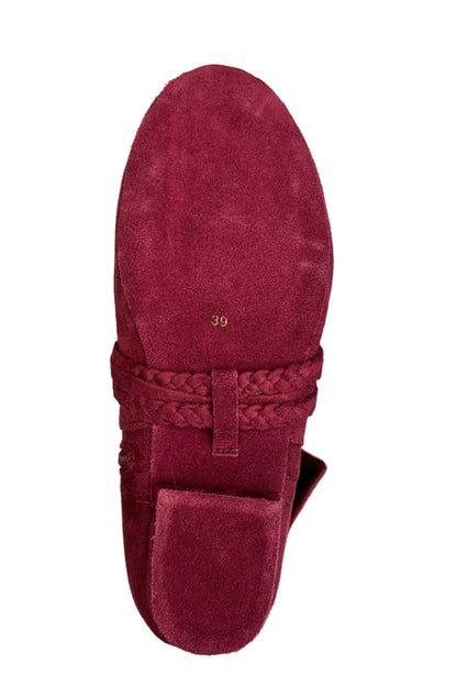 Tinker Bell Dance Boot - Wine Micro Suede