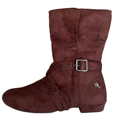 Tinker Bell Dance Boot - Chestnut Micro Suede