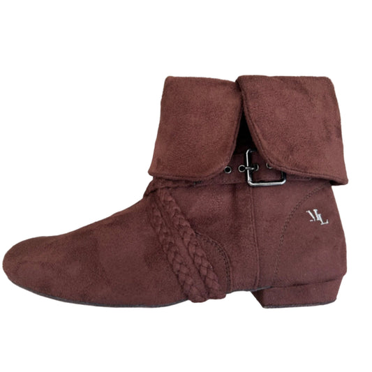 Tinker Bell Dance Boot - Chestnut Micro Suede