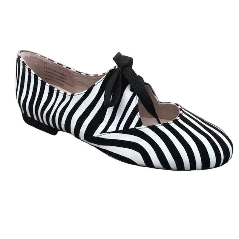 FINAL SALE Jazz Dance Shoe Zebra