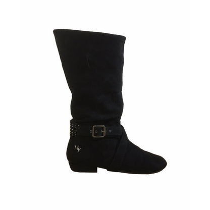 Marine Lauren - Aurora Dance Boot - Black Micro Suede
