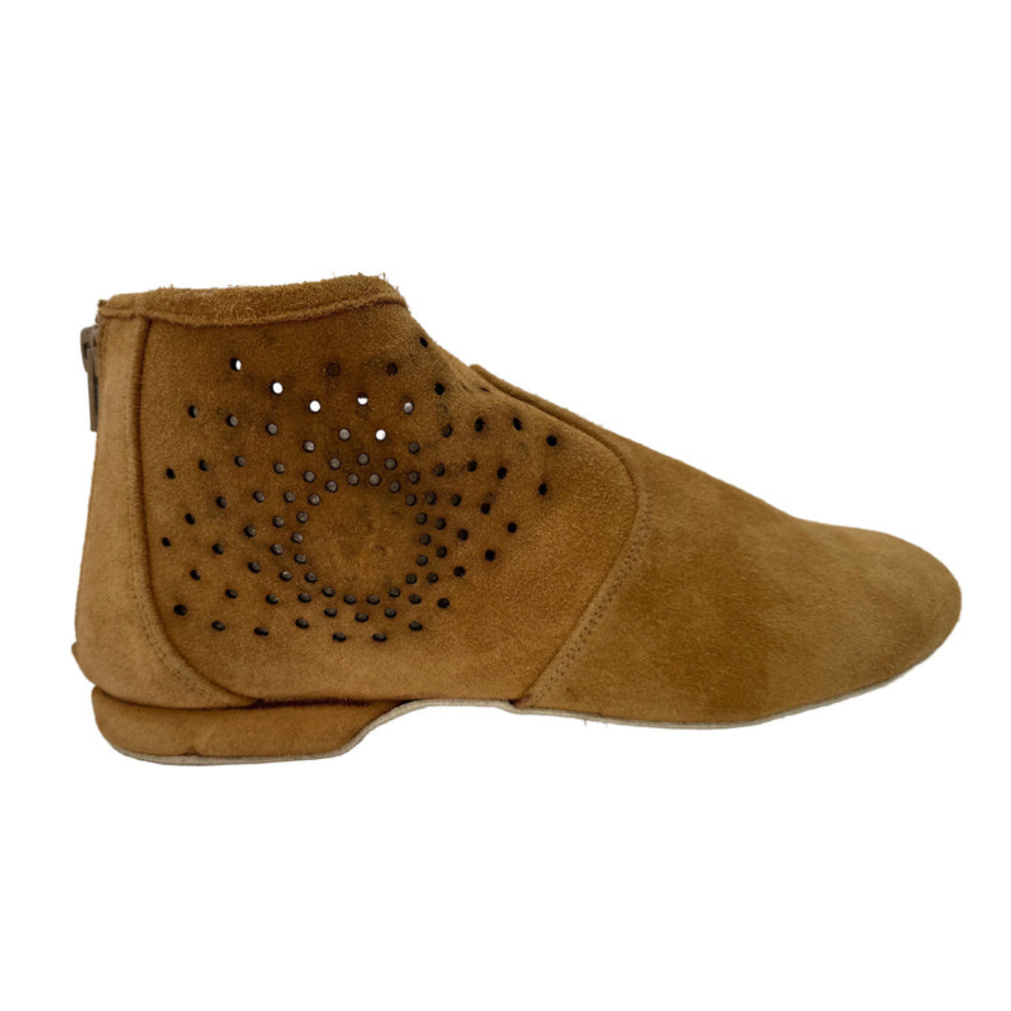Bubble Dance Bootie Suede Cognac