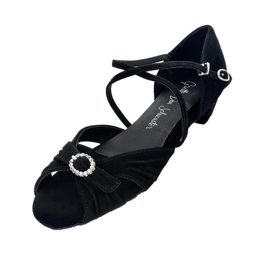 Coca Dance Sandal - Black Suede