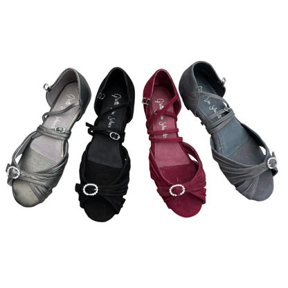 Coca Dance Sandal - Black Suede