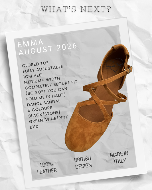 Dance Crush - Emma - Closed-Toe Adjustable Dance Shoe (PRE-Orders- August Delivery)