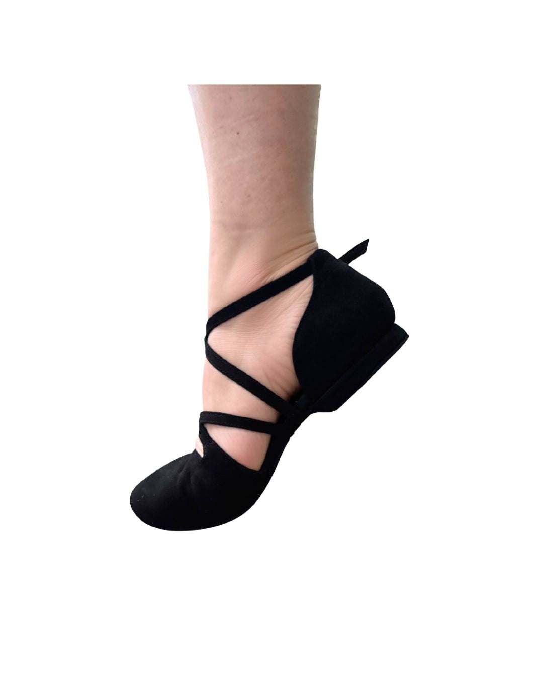 Dance Crush - Emma - Closed-Toe Adjustable Dance Shoe - Black