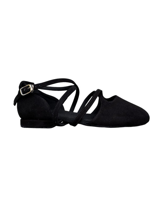 Dance Crush - Emma - Closed-Toe Adjustable Dance Shoe - Black