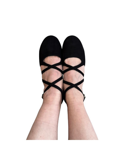 Dance Crush - Emma - Closed-Toe Adjustable Dance Shoe - Black