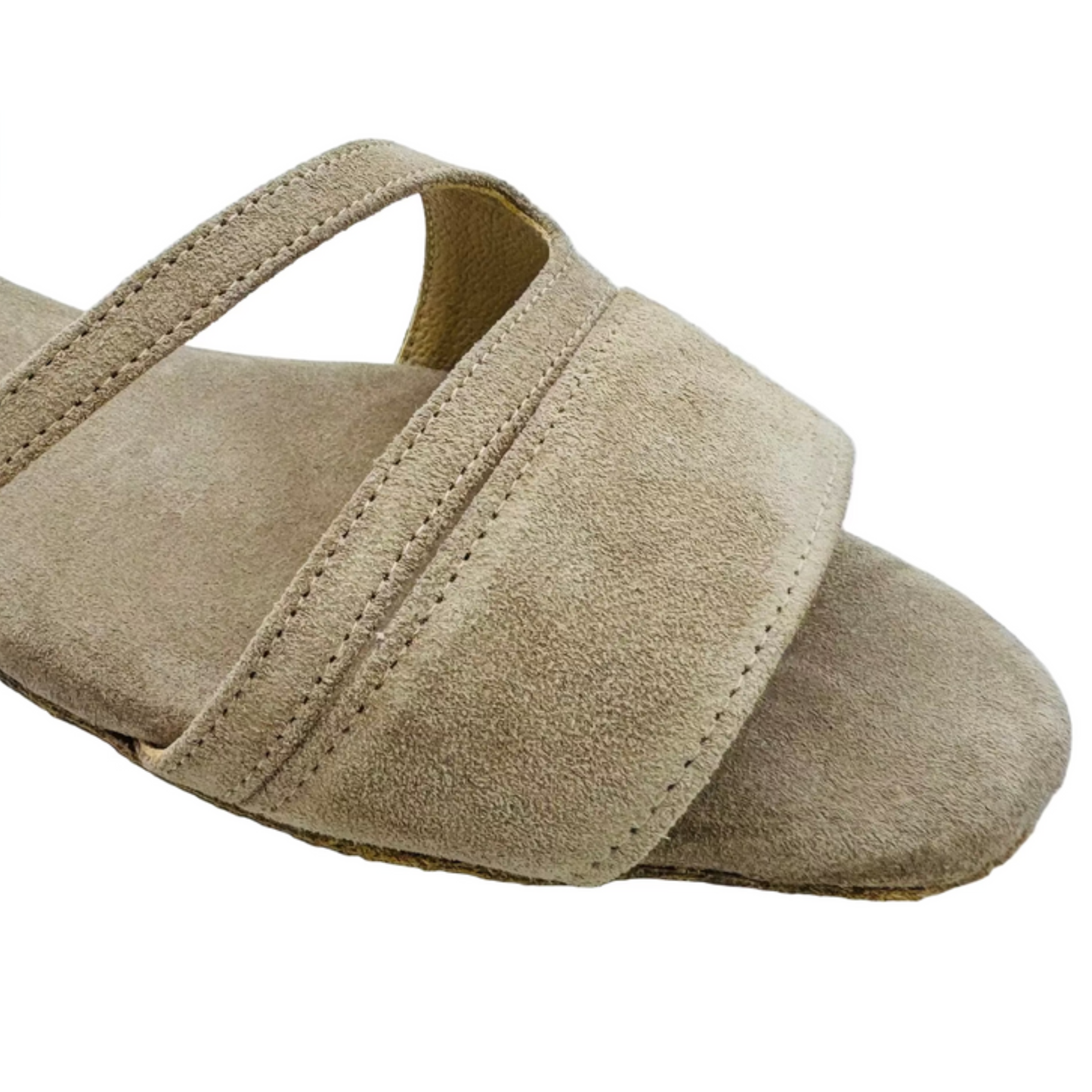 Flexee - Leiya Dance Sandal - Stone Italian Leather