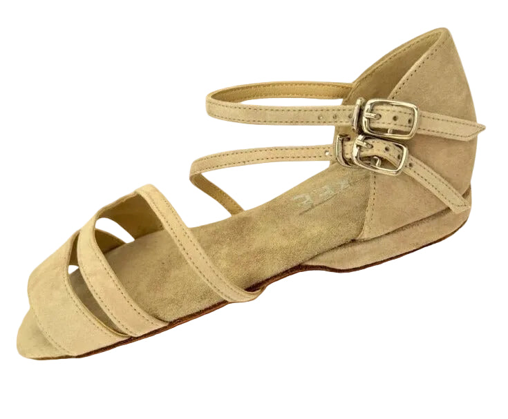 Flexee - Lynia Dance Sandal - Stone (1cm heel)