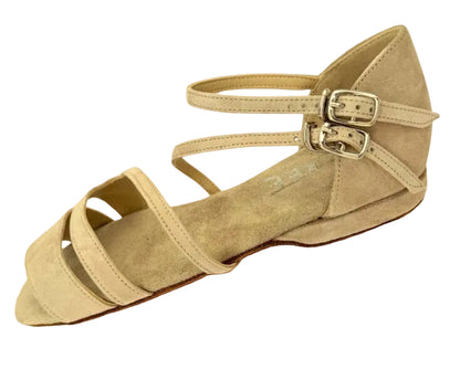 Flexee - Lynia Dance Sandal - Stone (1cm heel)