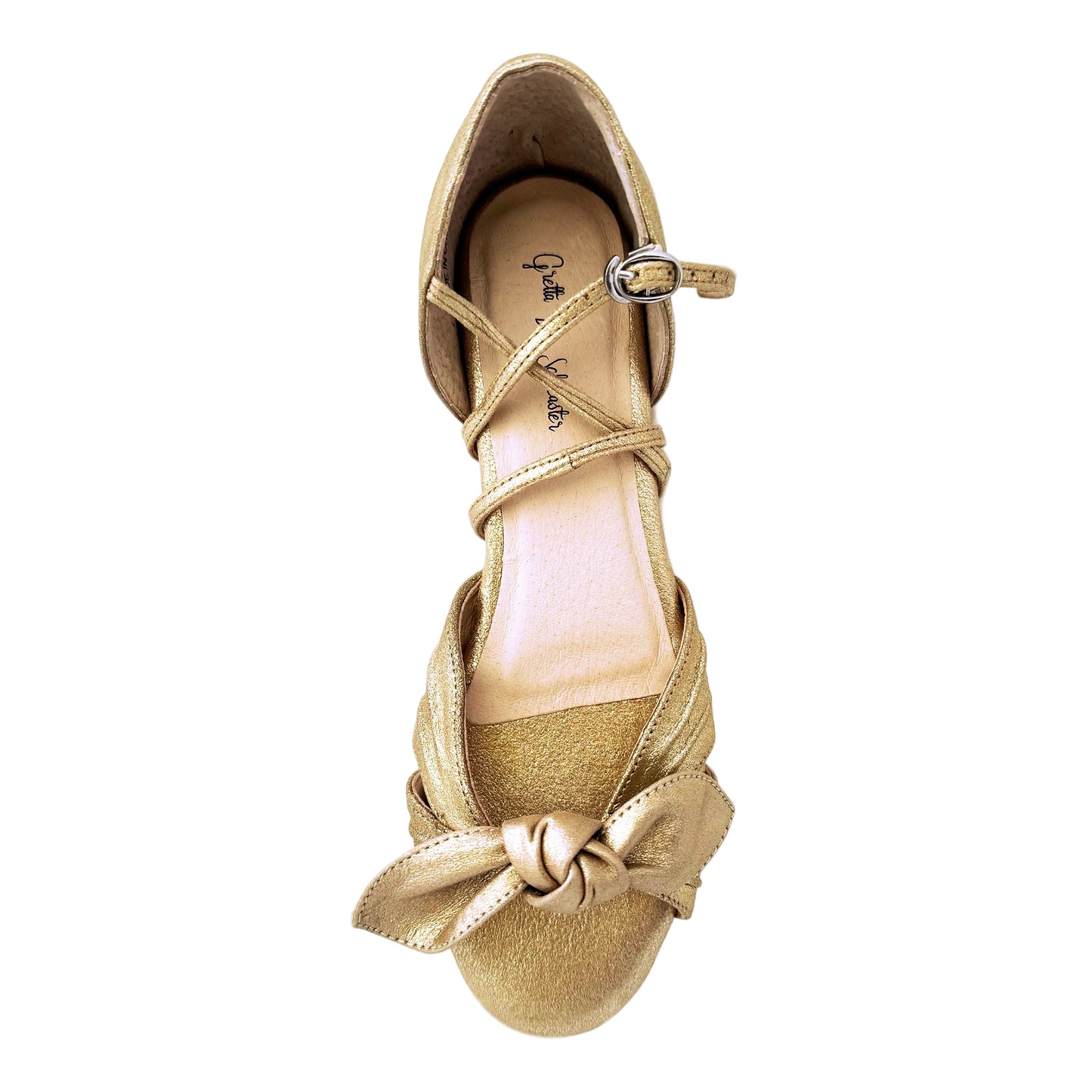 FINAL SALE Marilyn Convertible Pantene Metallic (actual colour is a very light silver like gold)