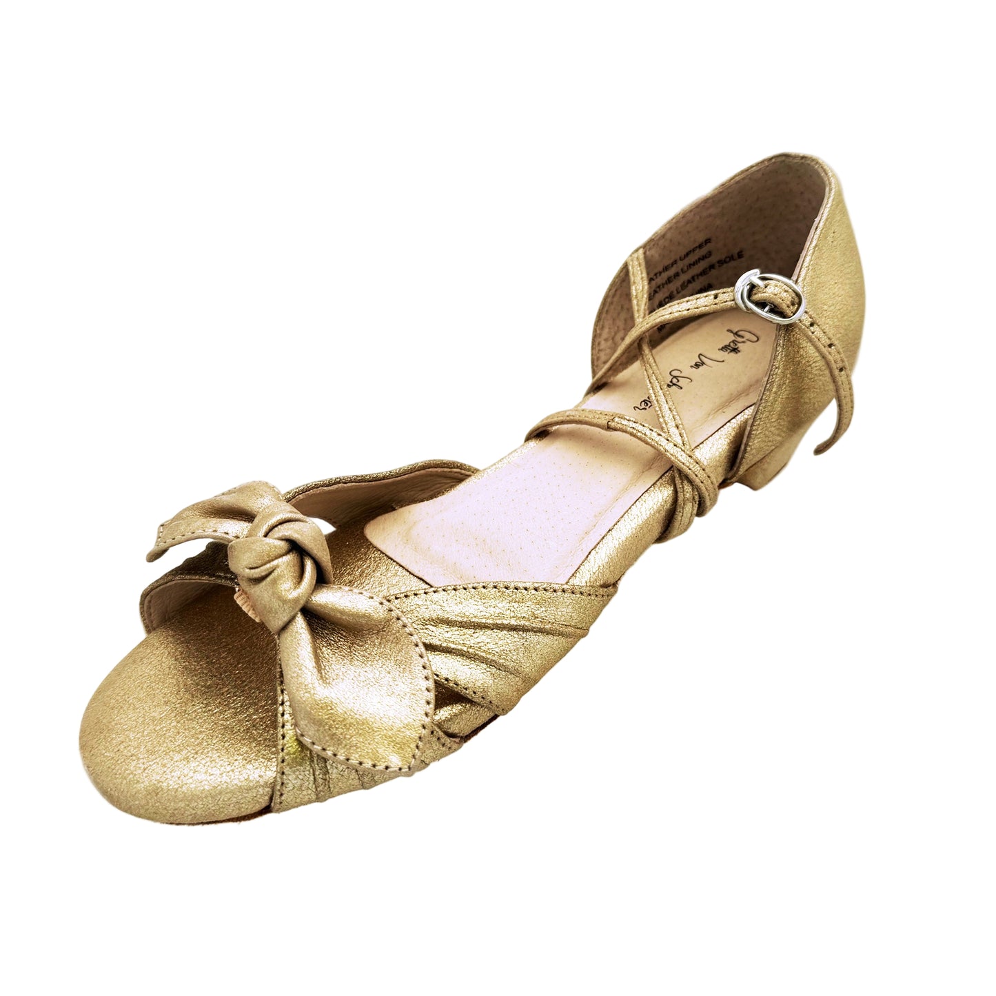 FINAL SALE Marilyn Convertible Pantene Metallic (actual colour is a very light silver like gold)