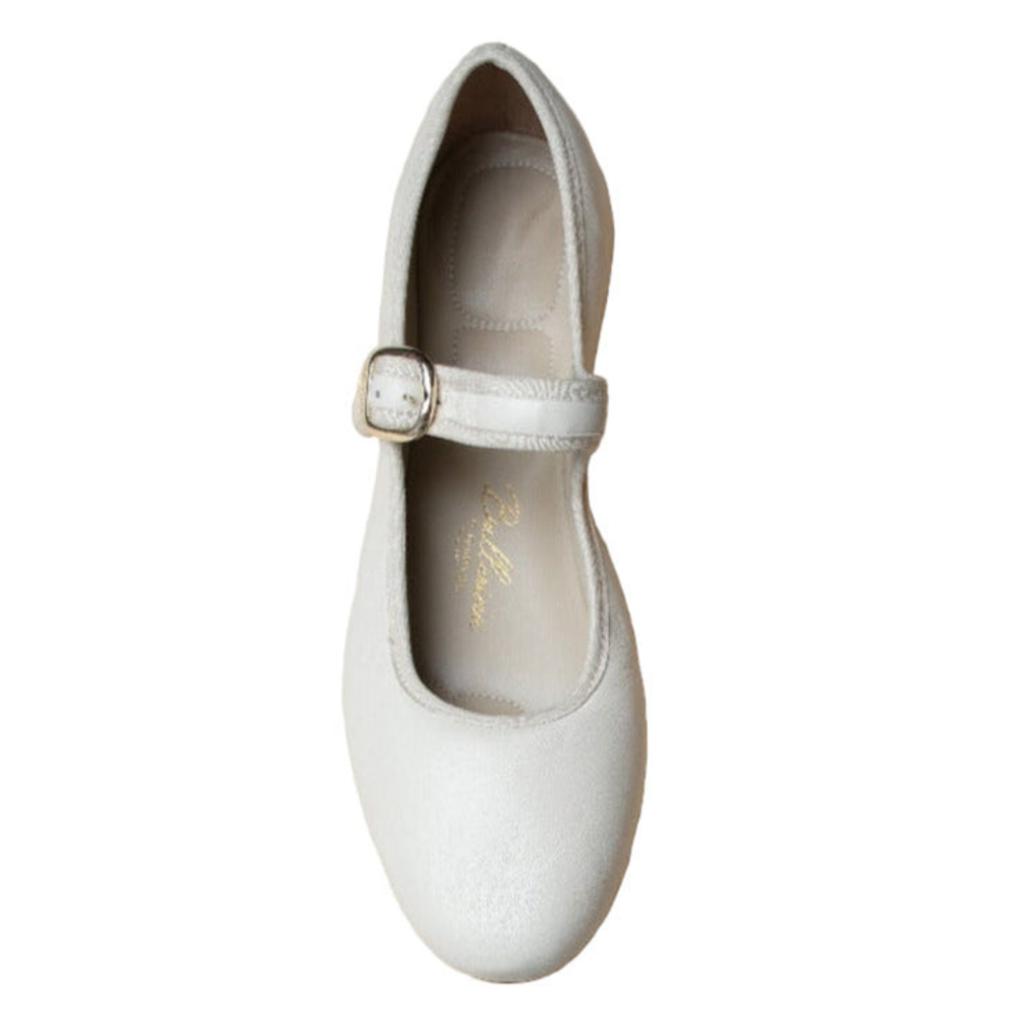 PortDance - Indoor/Outdoor Ballerina Flat - Off White Soft Leather