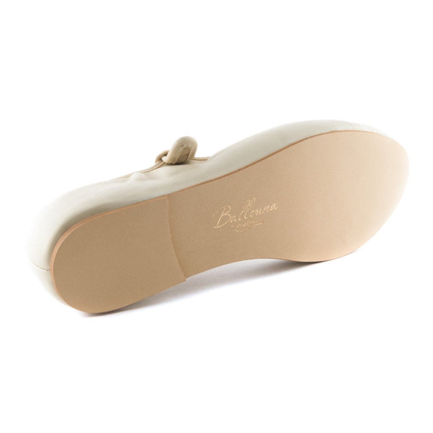 PortDance - Indoor/Outdoor Ballerina Flat - Off White Soft Leather