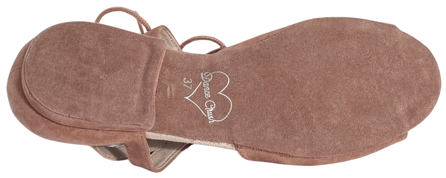 Patty Dance Sandal Nude Pink by Dance Crush