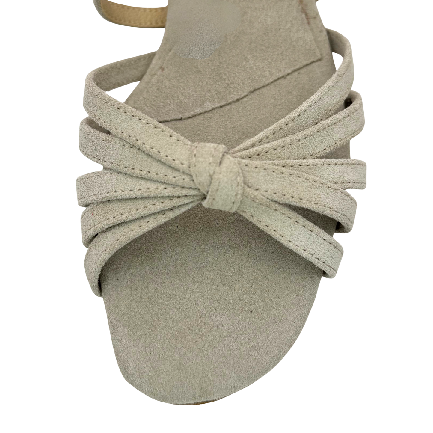 Rosa Dance Sandal - Stone Suede