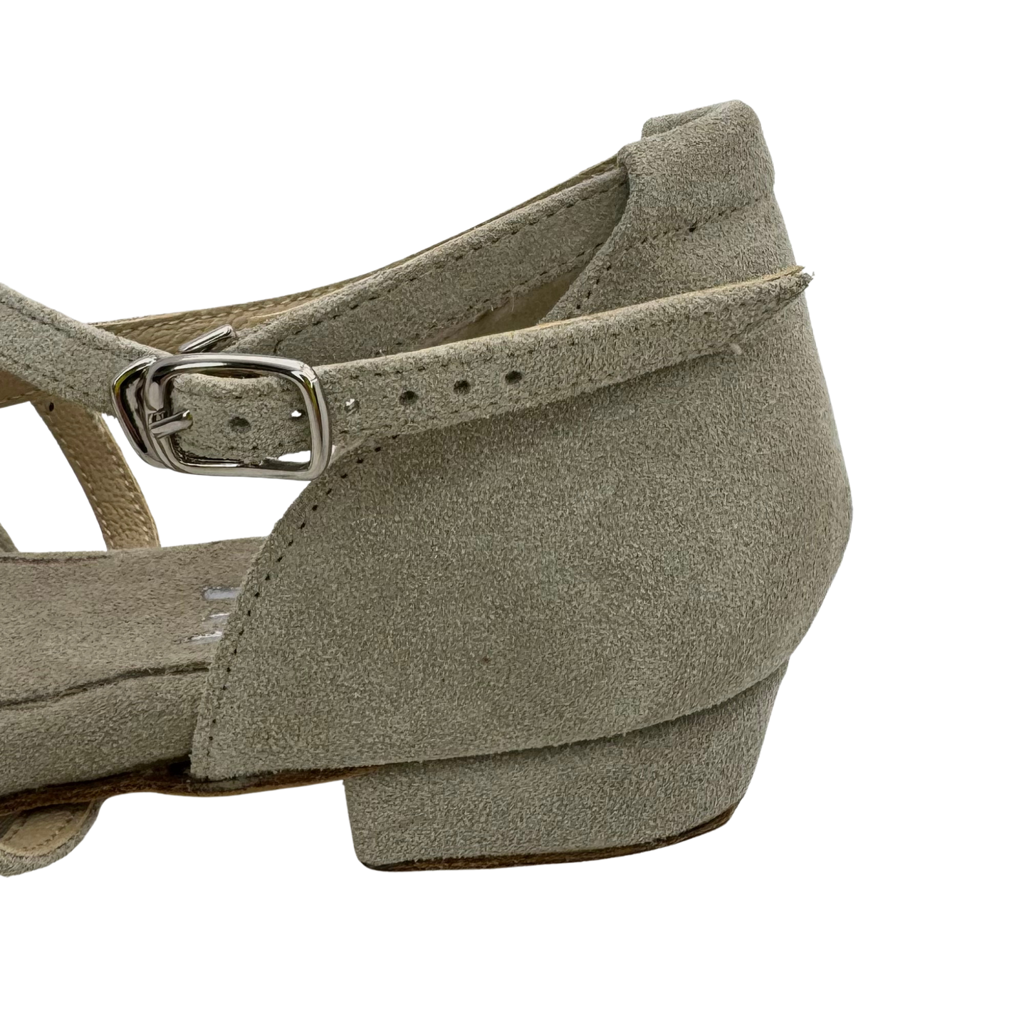 Rosa Dance Sandal - Stone Suede