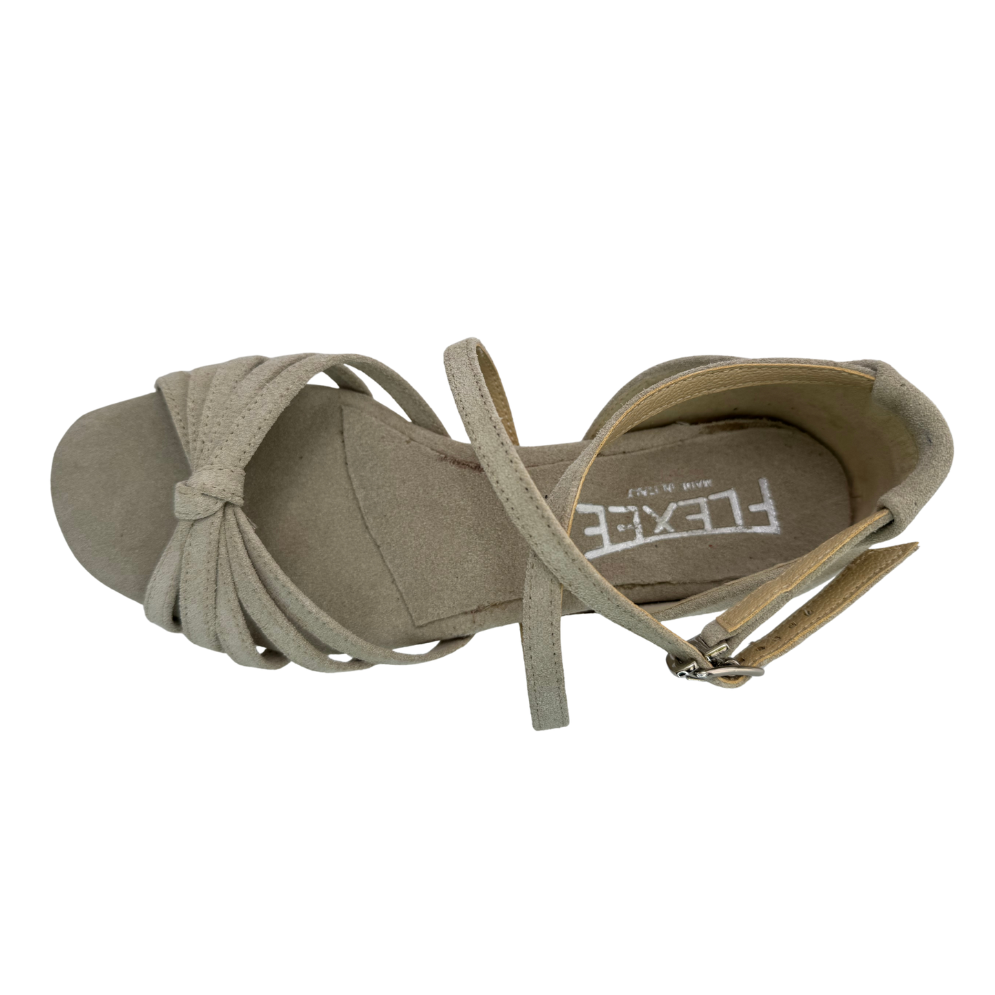 Rosa Dance Sandal - Stone Suede