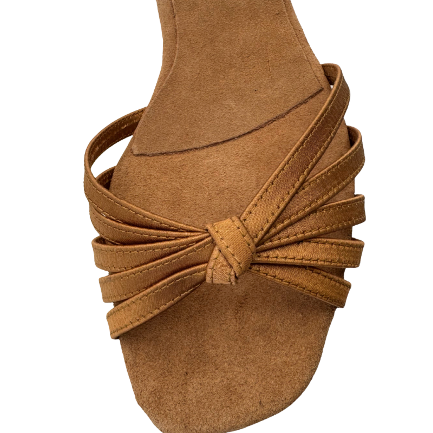 Rosa Dance Sandal - Tan Satin