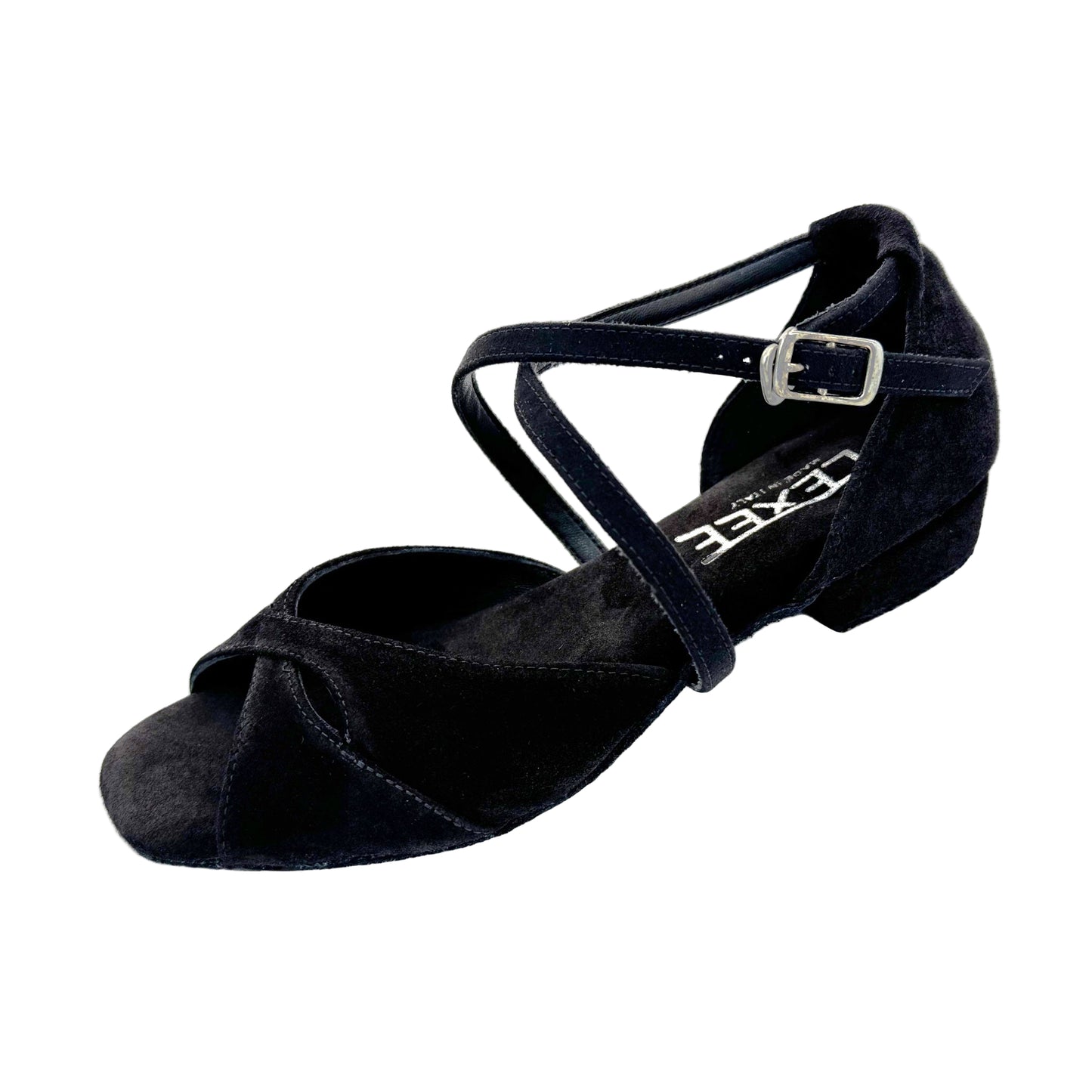FINAL SALE Sara Low Heel Dance Sandal Black