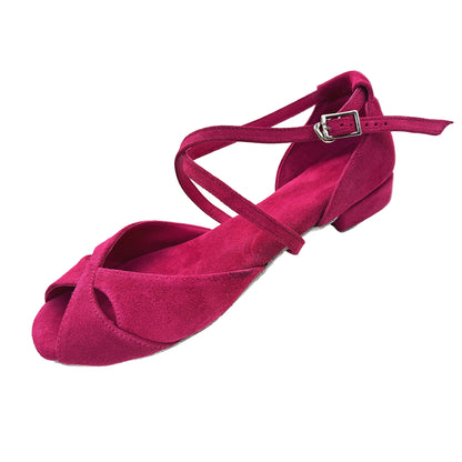 FINAL SALE Sara Low Heel Dance Sandal Pink