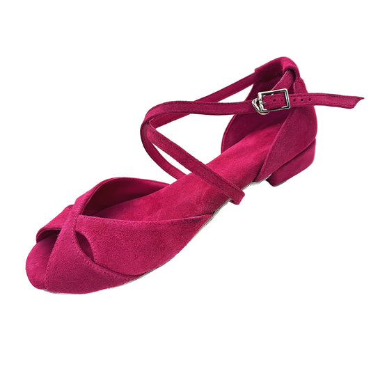FINAL SALE Sara Low Heel Dance Sandal Pink