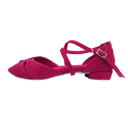 FINAL SALE Sara Low Heel Dance Sandal Pink