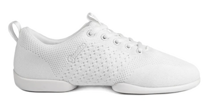 Unisex Vegan White Groovies Split Sole Dance Trainer