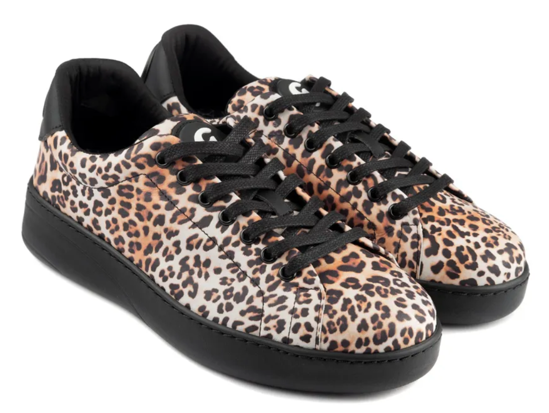 Portdance PD GR Bali Leopard/Black Dance Sneaker- Groovies