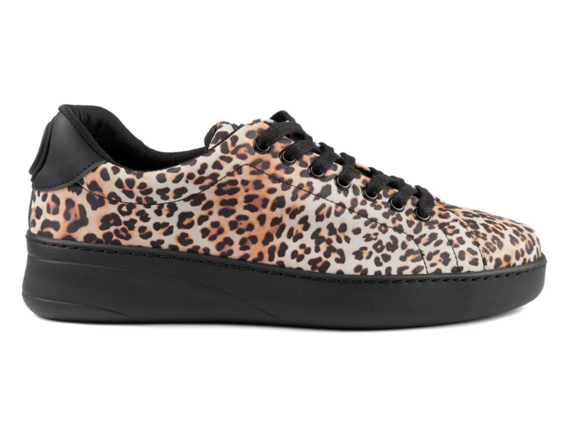 Portdance PD GR Bali Leopard/Black Dance Sneaker- Groovies