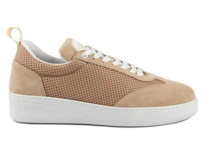 Portdance PD GR Paris Camel Leather/Mesh Dance Sneaker- Groovies