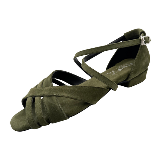Flexee - Sonja Dance Sandal - Green Suede