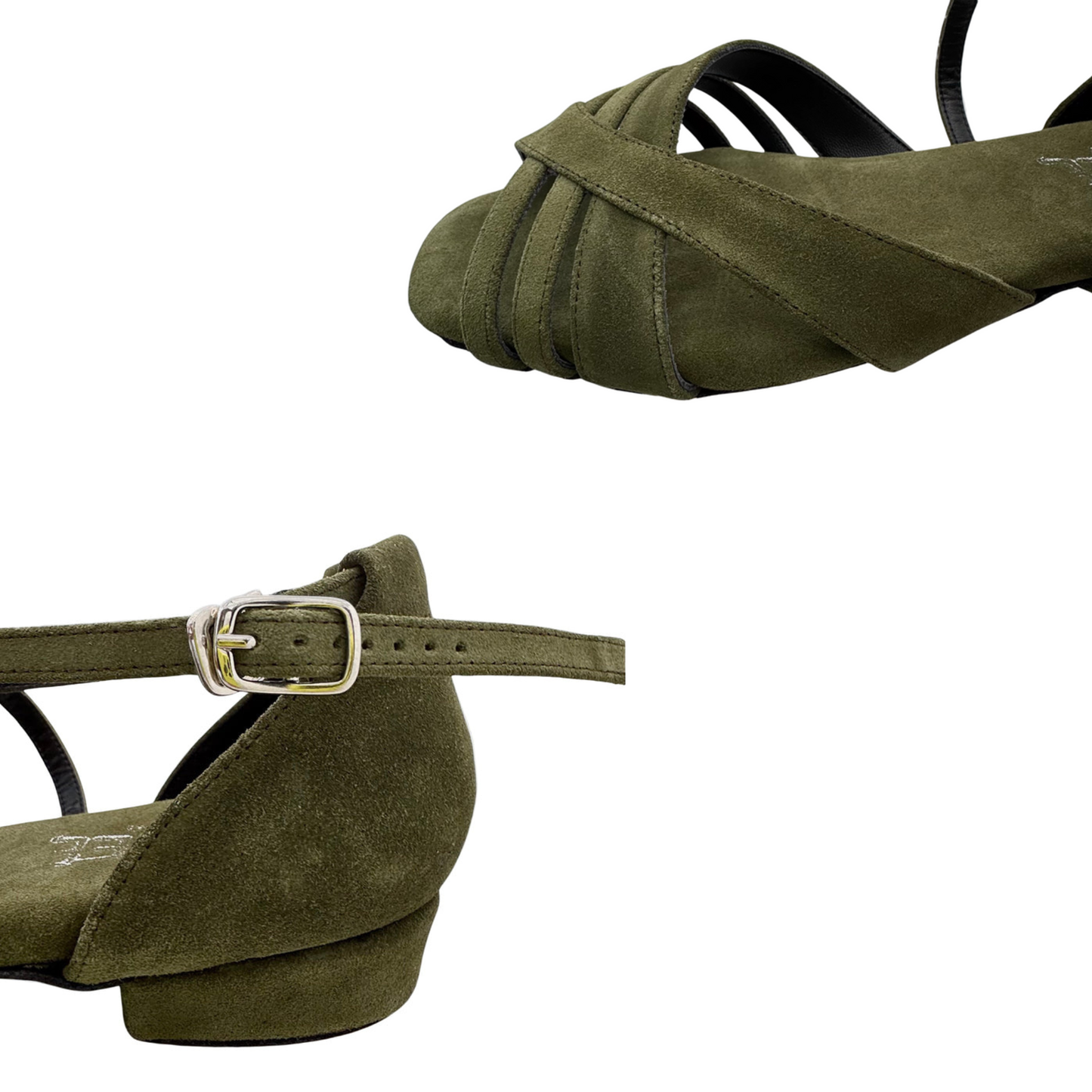 Flexee - Sonja Dance Sandal - Green Suede