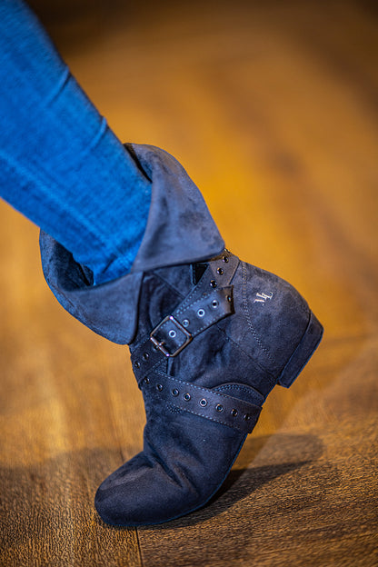 Tinker Bell Dance Boot - Grey Micro Suede