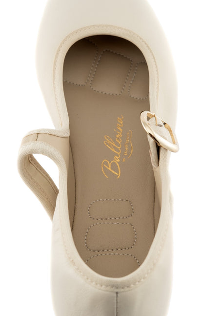 PortDance - Indoor & Outdoor Dance Ballerina Flat - Light Metallic Sequins