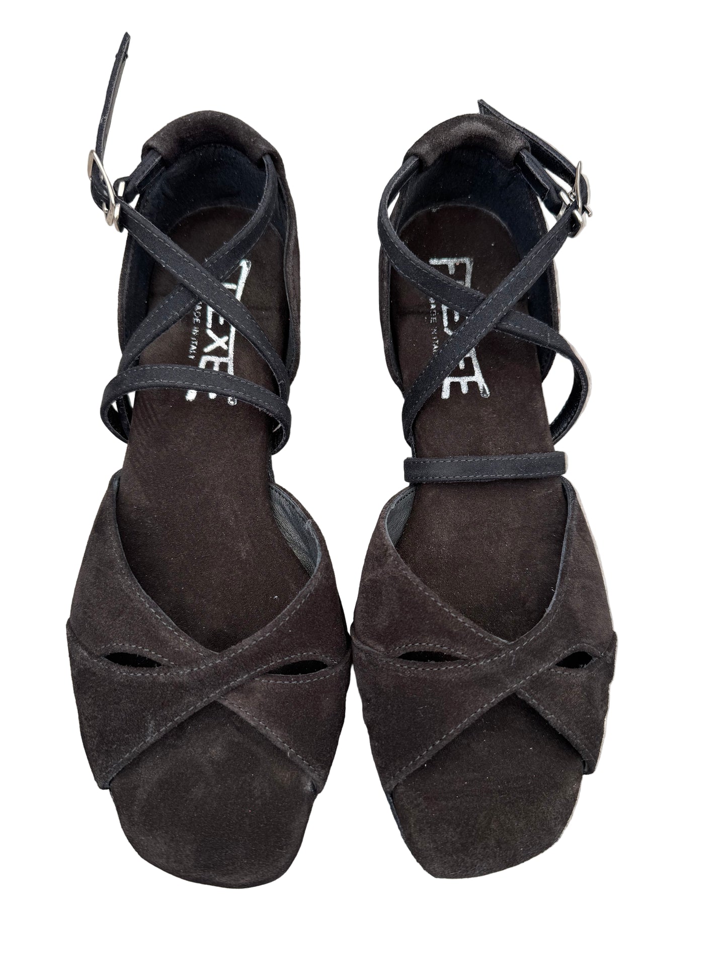 FINAL SALE Sara Low Heel Dance Sandal Black