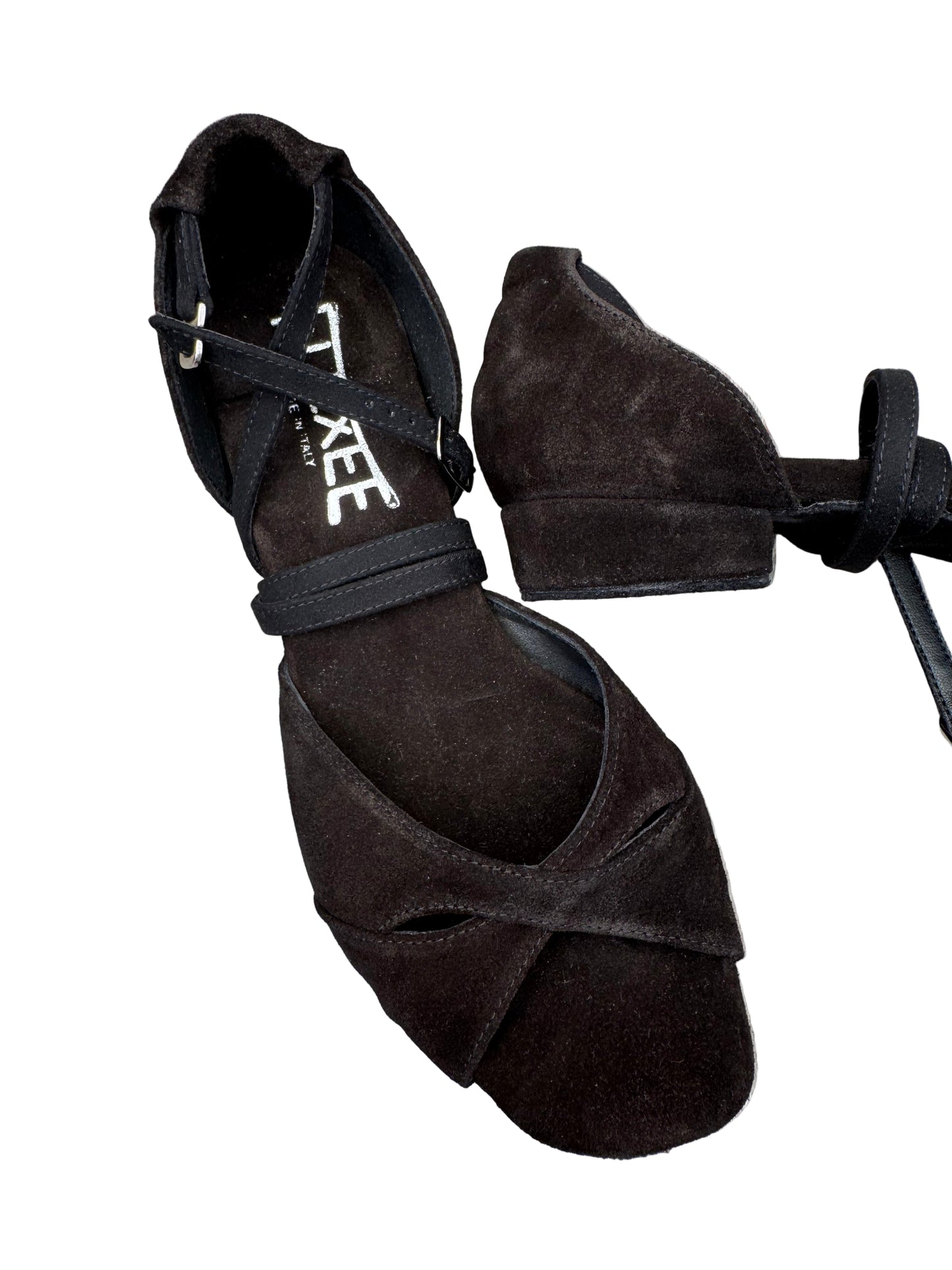 FINAL SALE Sara Low Heel Dance Sandal Black