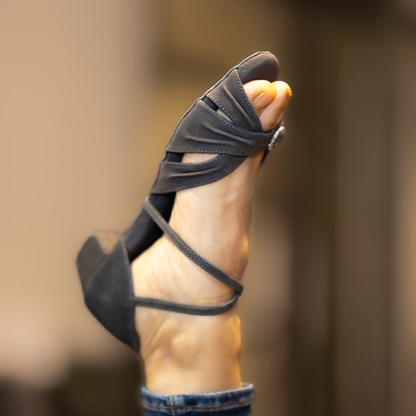 Coca Dance Sandal - Grey Suede