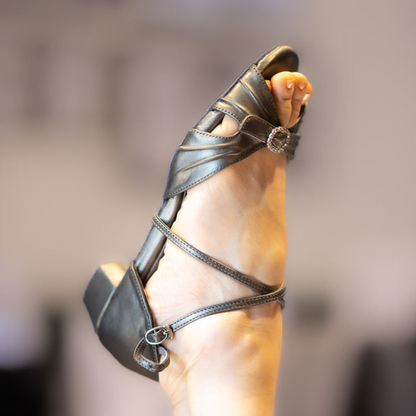 Coca Dance Sandal - Gunmetal Leather