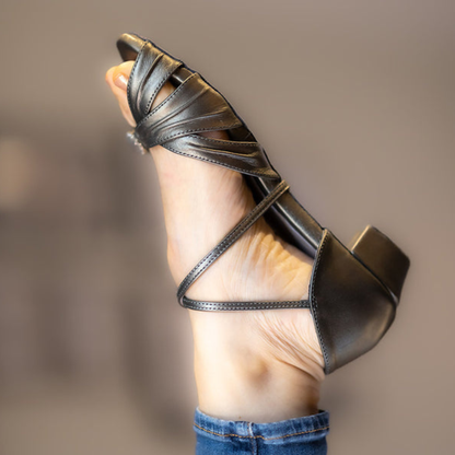 Coca Dance Sandal - Gunmetal Leather