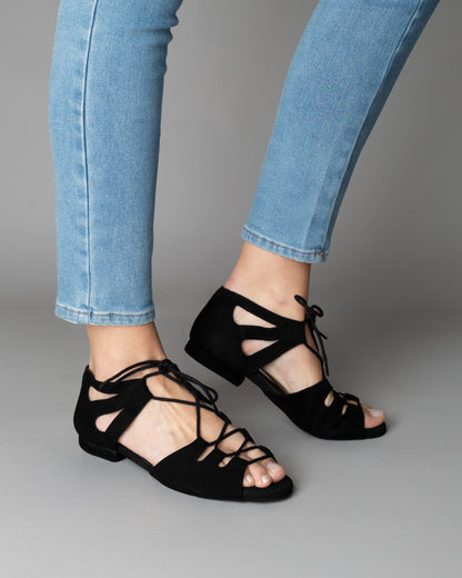 Patty Dance Sandal Black by Dance Crush