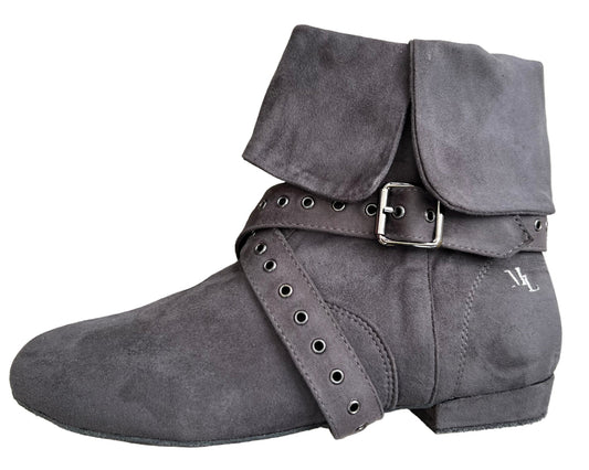 Tinker Bell Dance Boot - Grey Micro Suede