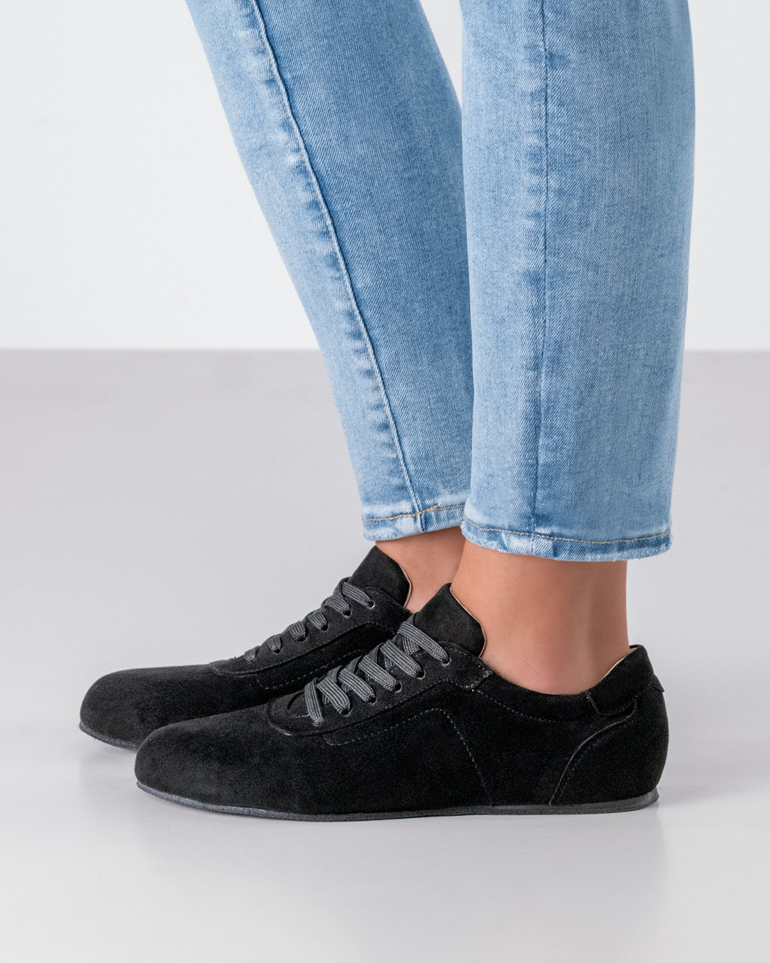 Werner Kern - Madison barefoot sneaker - Black Suede