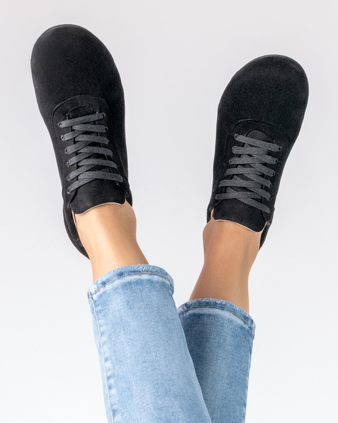 Werner Kern - Madison barefoot sneaker - Black Suede